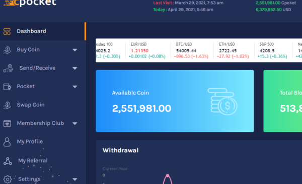 Script Cpocket Crypto Wallet ANULADO 2023