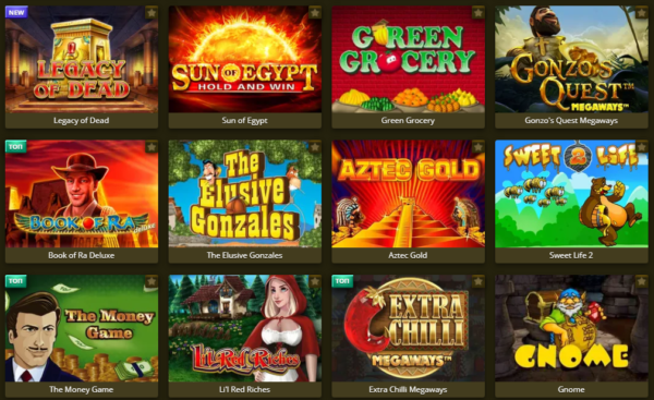 Licensed slot machines for online casino games html5