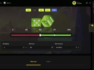 Código fuente del script de Green Dice Casino