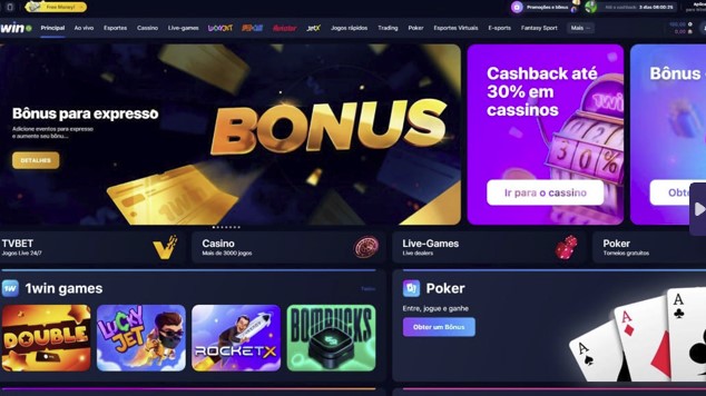 Script casino 1WIN Software NULO